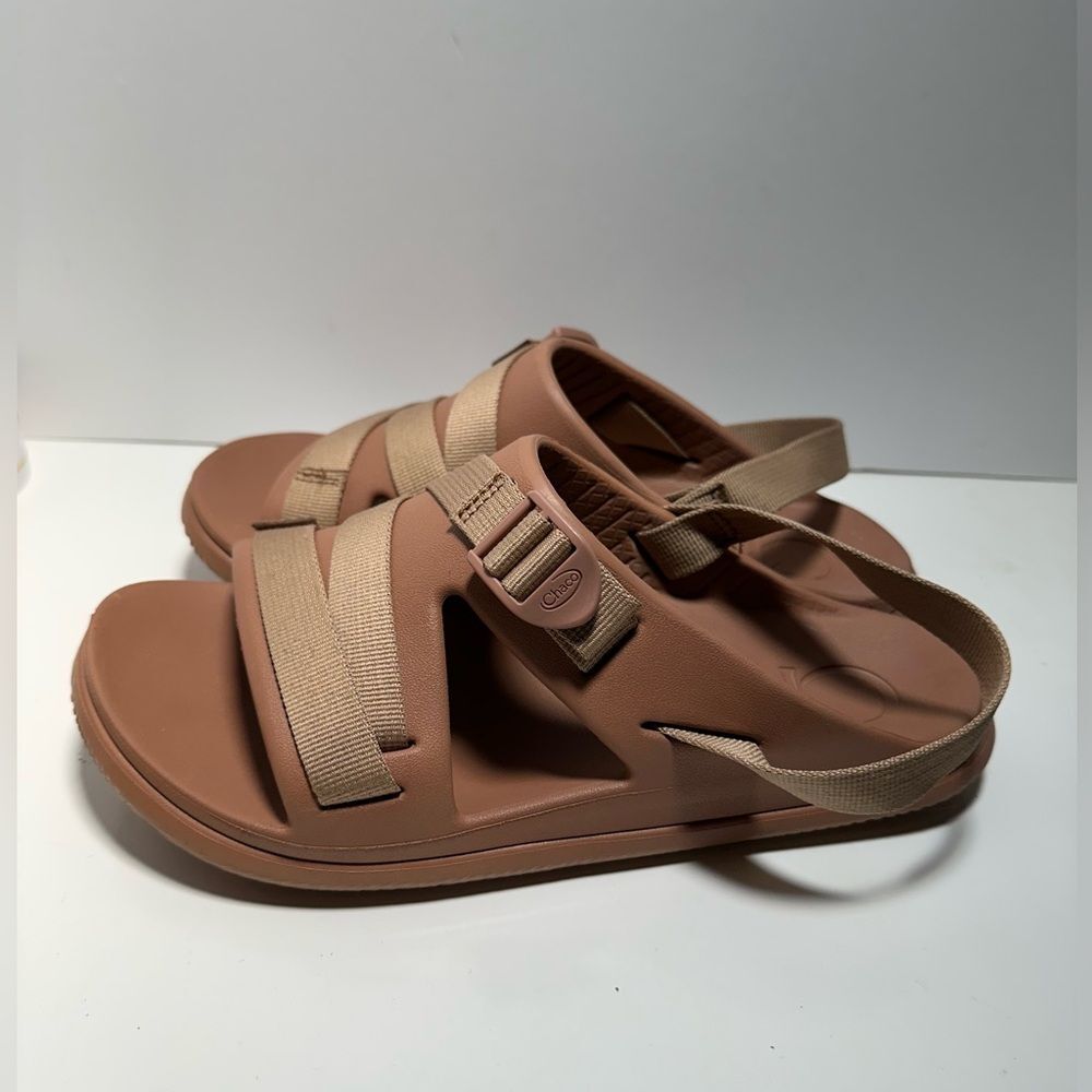 Chaco Chillos Sandals Tan Adjustable Strappy Women’s Size 10 - Picture 5 of 12